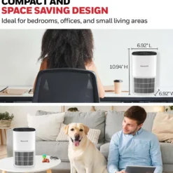 Honeywell Allergen Plus HEPA Air Purifier - White, HPA120W