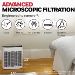 Honeywell Allergen Plus HEPA Air Purifier - White, HPA5100W
