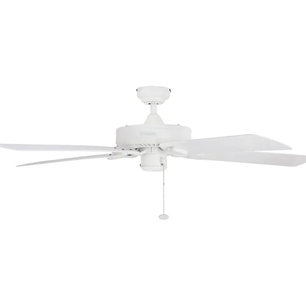 Honeywell Belmar Indoor and Outdoor Ceiling Fan, White, 52-Inch - 50198