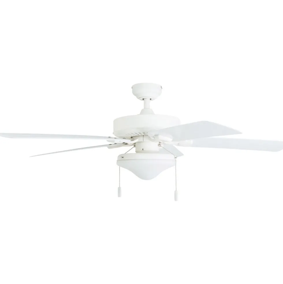 Honeywell Belmar Indoor and Outdoor Ceiling Fan, White, 52-Inch - 50513