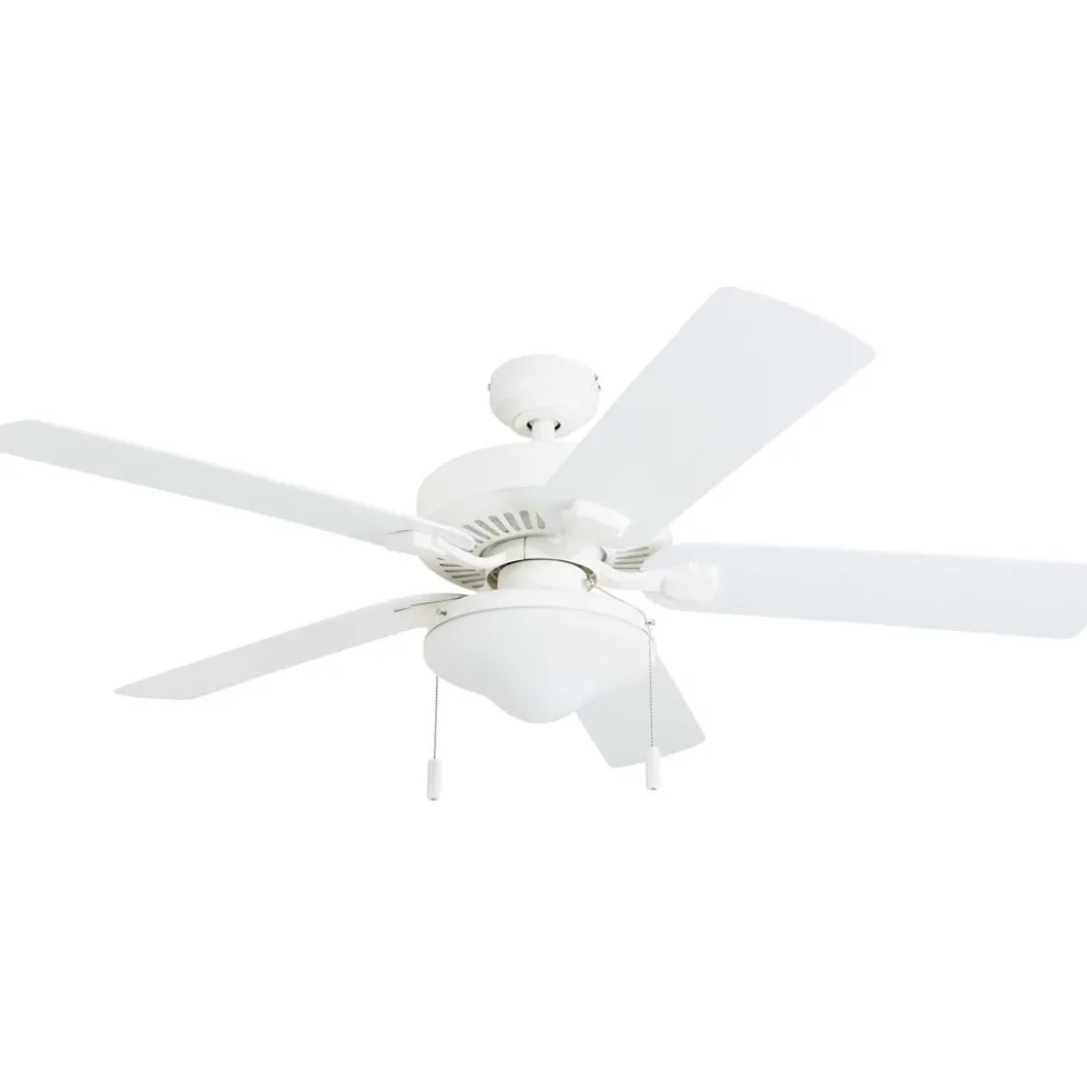 Honeywell Belmar Indoor and Outdoor Ceiling Fan, White, 52-Inch - 50513