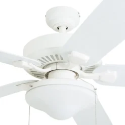 Honeywell Belmar Indoor and Outdoor Ceiling Fan, White, 52-Inch - 50513