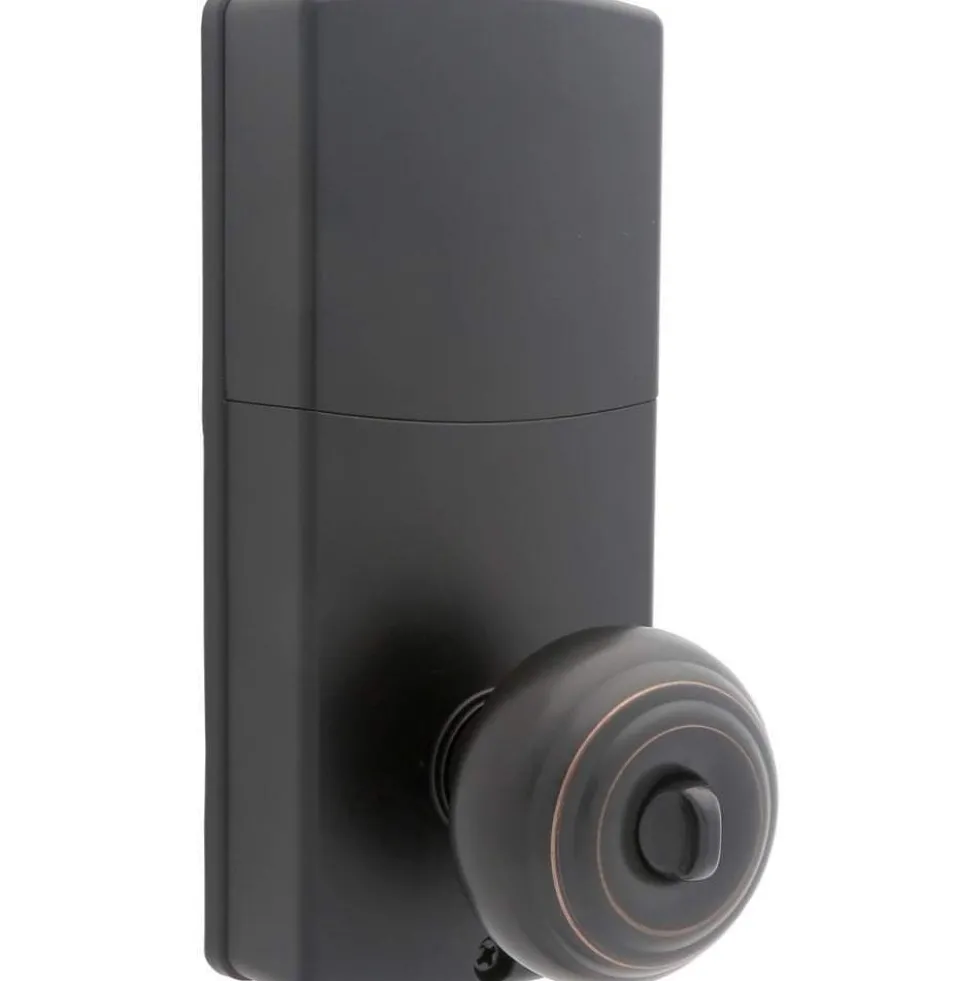 Honeywell Bluetooth Enabled Digital Door Knob Lock With Keypad, Oil Rubbed Bronze, 8832401S