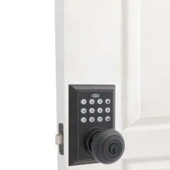 Honeywell Bluetooth Enabled Digital Door Knob Lock With Keypad, Oil Rubbed Bronze, 8832401S