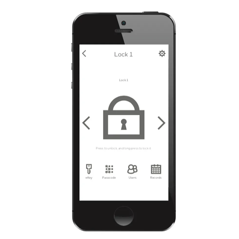 Honeywell Bluetooth Enabled Digital Deadbolt Door Lock With Keypad, Satin Nickel, 8812309S