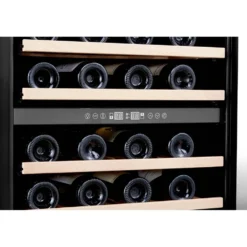 Honeywell 46 Bottle Dual Zone Compressor Wine Fridge with Touch Digital Temperature Control, Stainless Steel - H46WCS