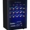Honeywell 24 Bottle Small Wine Fridge with Digital Thermostat, Black - H24WCB