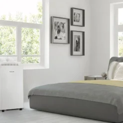 Honeywell 14,500 BTU Dual Hose Portable Air Conditioner with Dehumidifier and Fan, White, HW4CEDAWW0