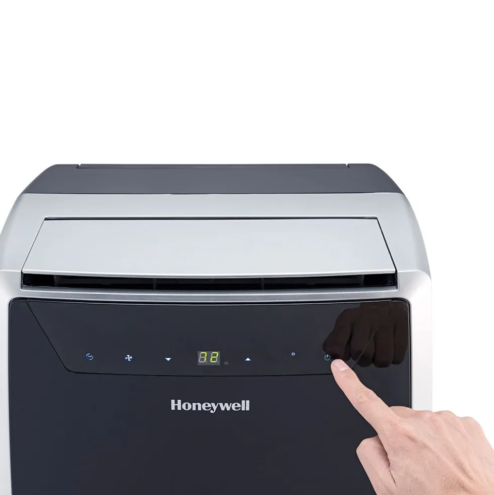 Honeywell 14,000 BTU Heat and Cool Portable Air Conditioner with Heating Pump - Black and Silver, MN4HFS9