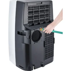 Honeywell 11,000 BTU Portable Air Conditioner, Dehumidifier and Fan - Black and Silver, MN1CFS8