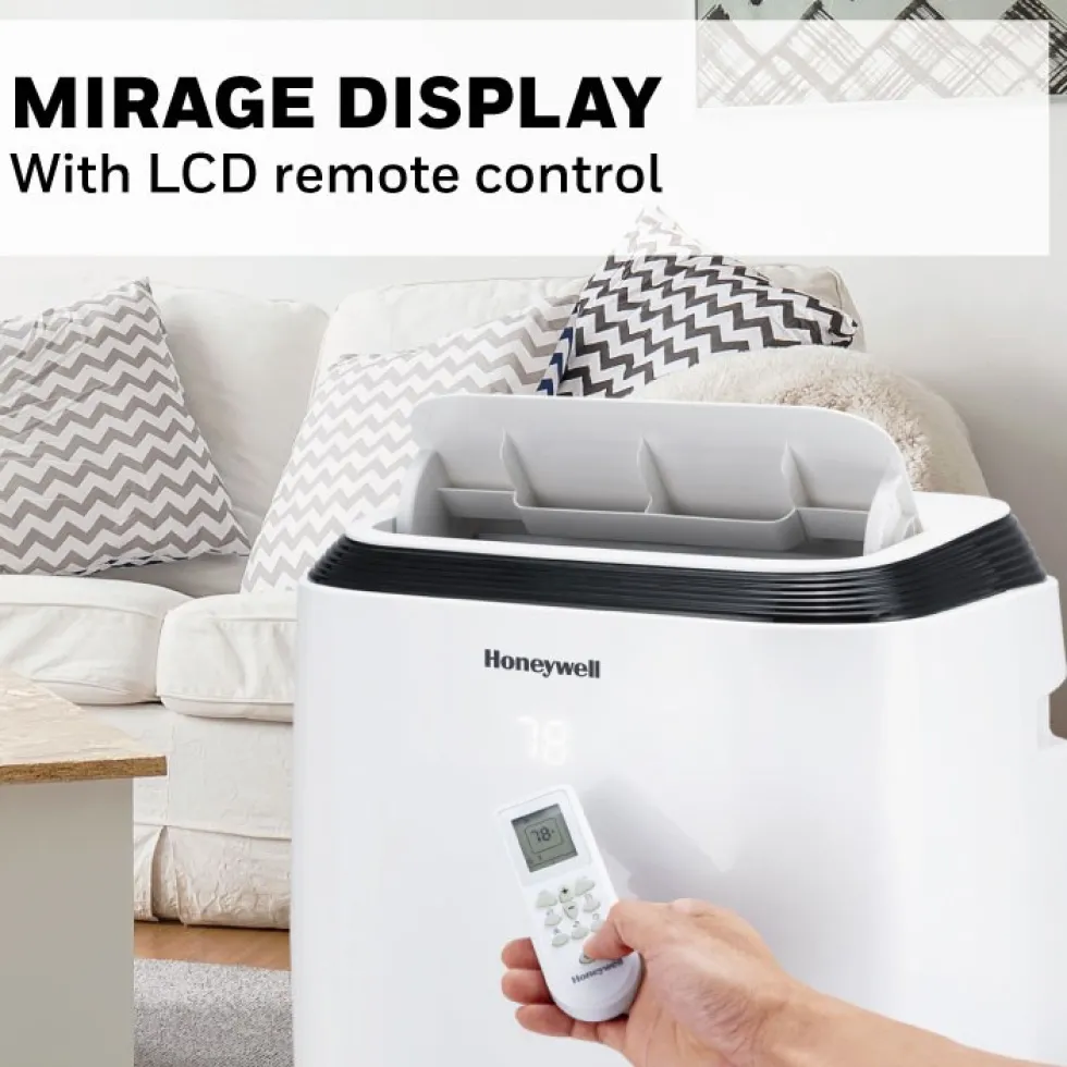 Honeywell 11,000 BTU Portable Air Conditioner, Fan, and Dehumidifier - White, HM2CESAWK8