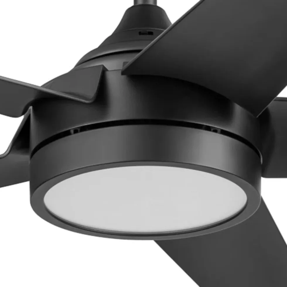 Honeywell Byard 52 inch Outdoor Ceiling Fan with Color Changing Light, Remote and Five Dual Finish Blades - 53004