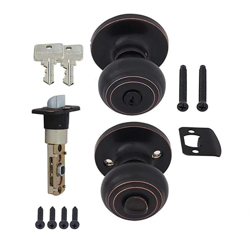 Honeywell Classic Entry Door Knob, Oil Rubbed Bronze, 8101401