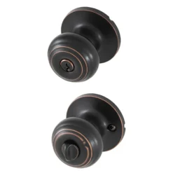 Honeywell Classic Entry Door Knob, Oil Rubbed Bronze, 8101401