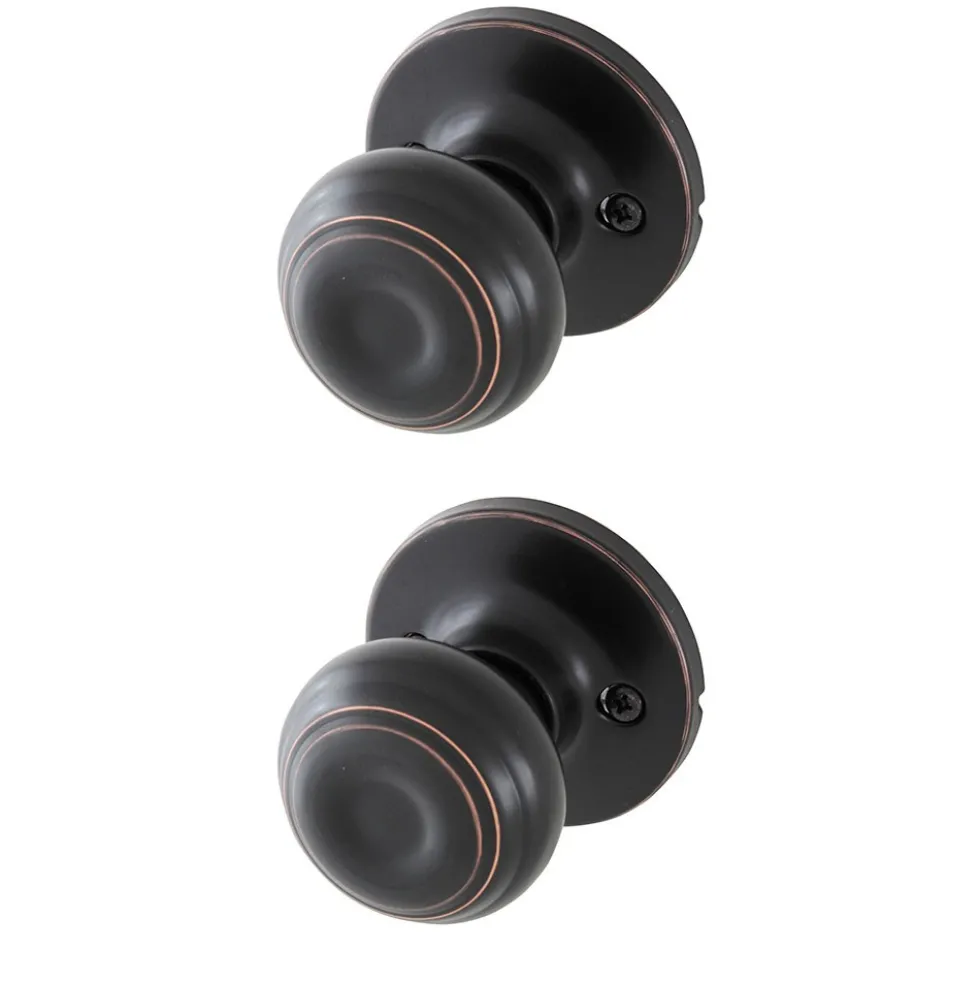 Honeywell Classic Passage Door Knob, Oil Rubbed Bronze, 8101403