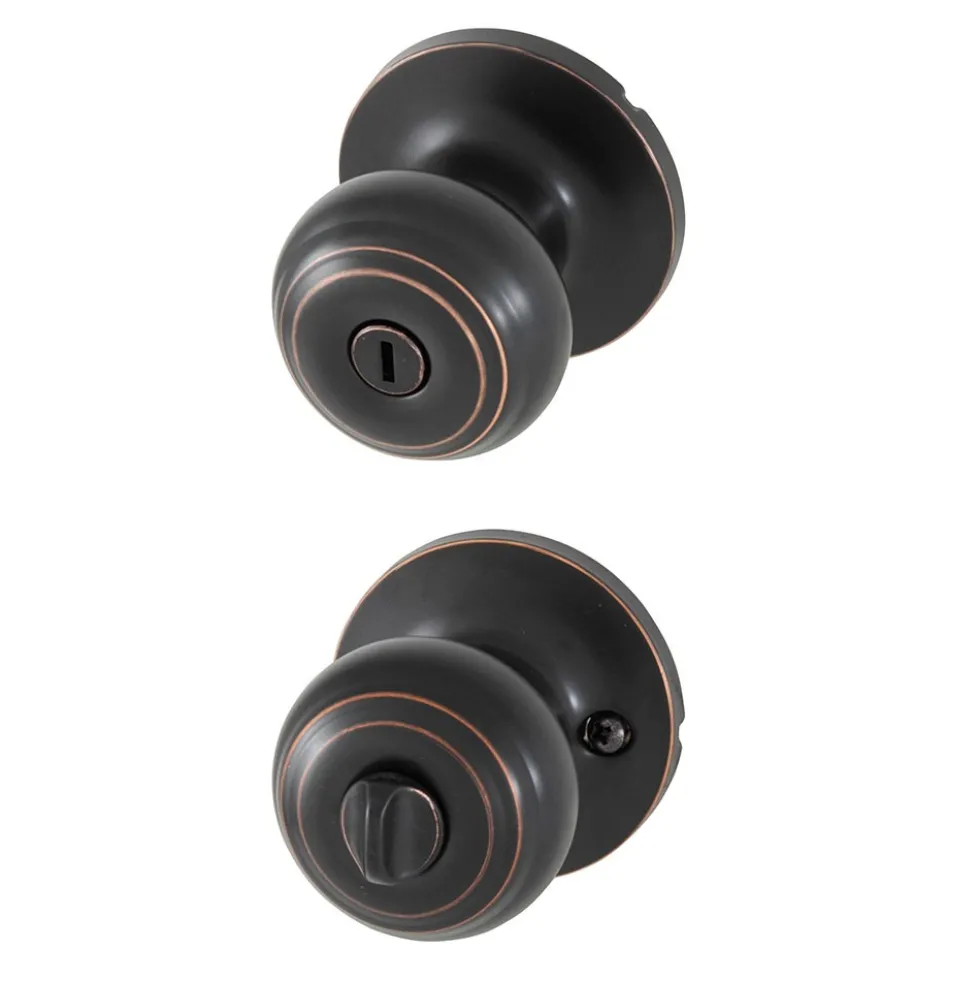 Honeywell Classic Privacy Door Knob, Oil Rubbed Bronze, 8101402