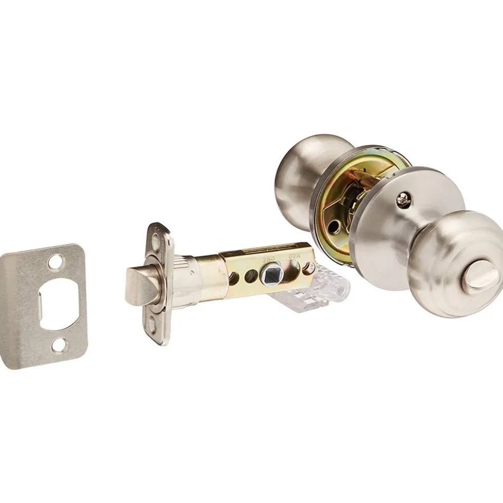 Honeywell Classic Privacy Door Knob, Satin Nickel, 8101302