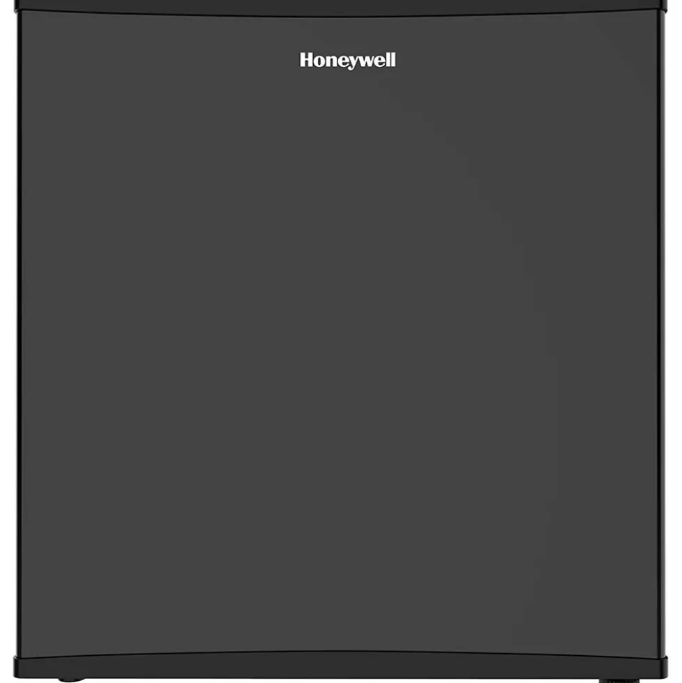 Honeywell Compact Refrigerator 1.6 Cu Ft Mini Fridge with Freezer, Black - H16MRB