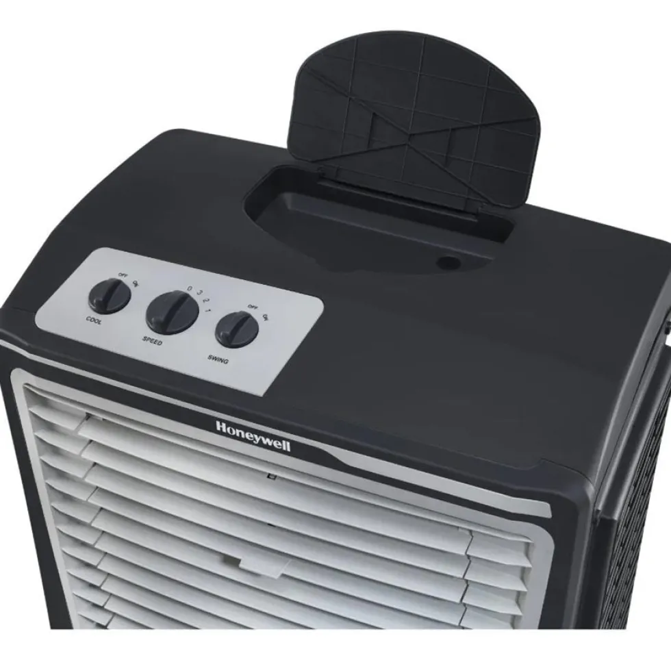 Honeywell CO610PMG Outdoor Weatherproof Evaporative Air Cooler, 2669 CFM for Large Spaces - 14 Gallon Tank, Gray