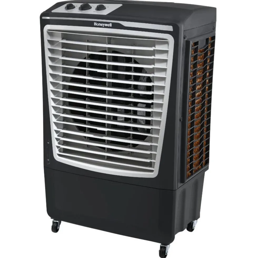Honeywell CO610PMG Outdoor Weatherproof Evaporative Air Cooler, 2669 CFM for Large Spaces - 14 Gallon Tank, Gray