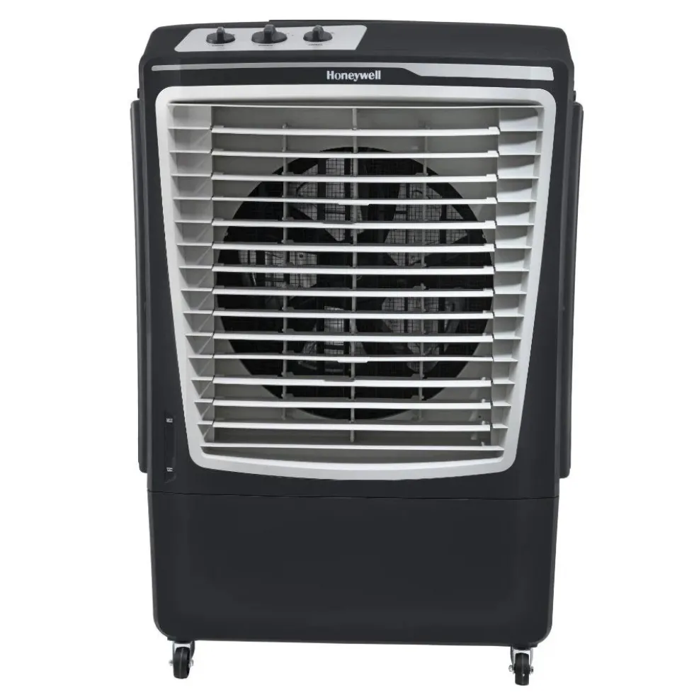 Honeywell CO610PMG Outdoor Weatherproof Evaporative Air Cooler, 2669 CFM for Large Spaces - 14 Gallon Tank, Gray