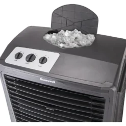 Honeywell CO610PM Outdoor Evaporative Air Cooler and Fan, 2669 CFM for Large Spaces - 14 Gallon Tank, Black