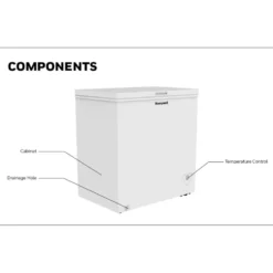 Honeywell 3.5 Cu Ft Chest Freezer with Removable Storage Basket, White - H35CFW