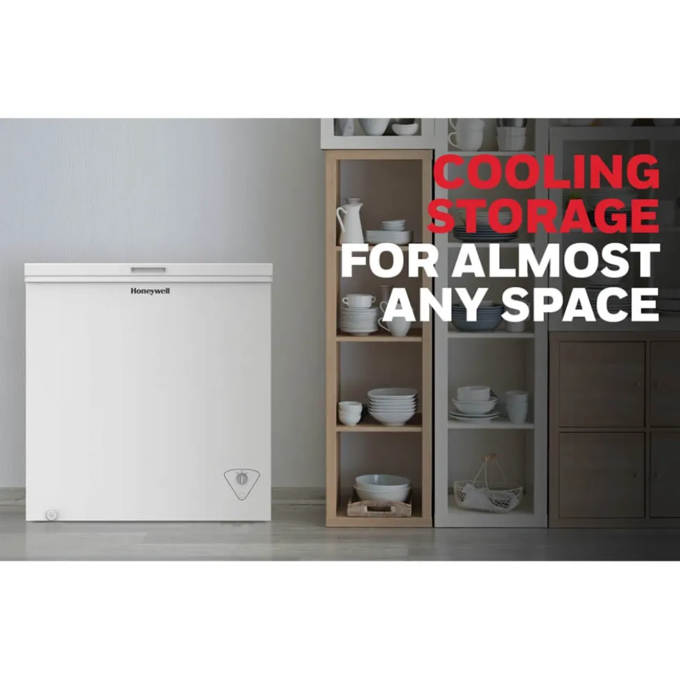 Honeywell 3.5 Cu Ft Chest Freezer with Removable Storage Basket, White - H35CFW