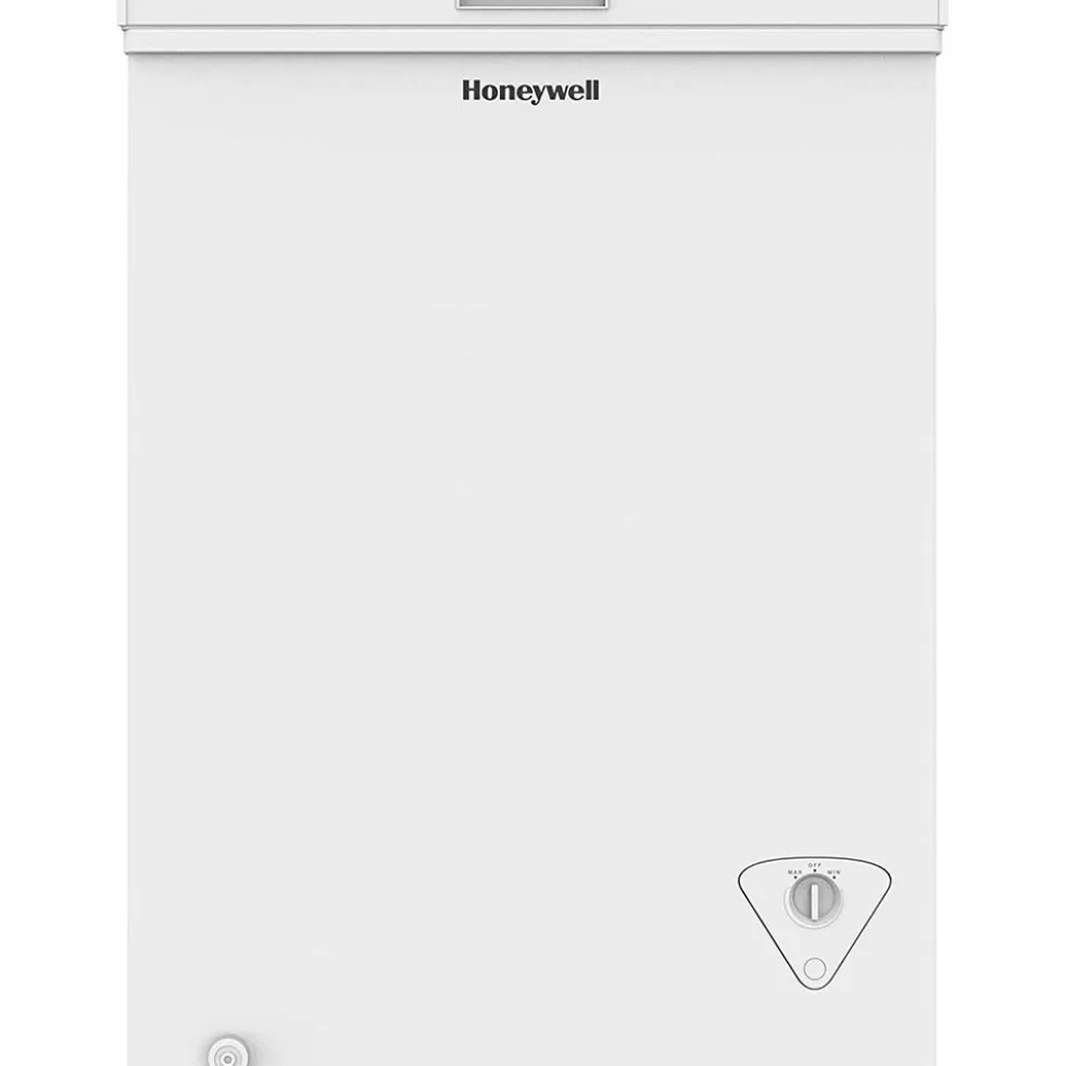 Honeywell 5 Cu Ft Chest Freezer with Removable Storage Basket, White - H5CFW