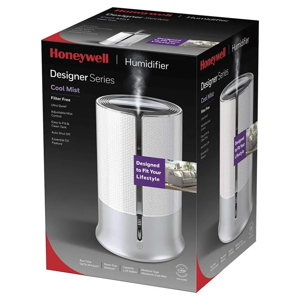 Honeywell Designer Series Cool Mist Humidifier - White, HUL430W