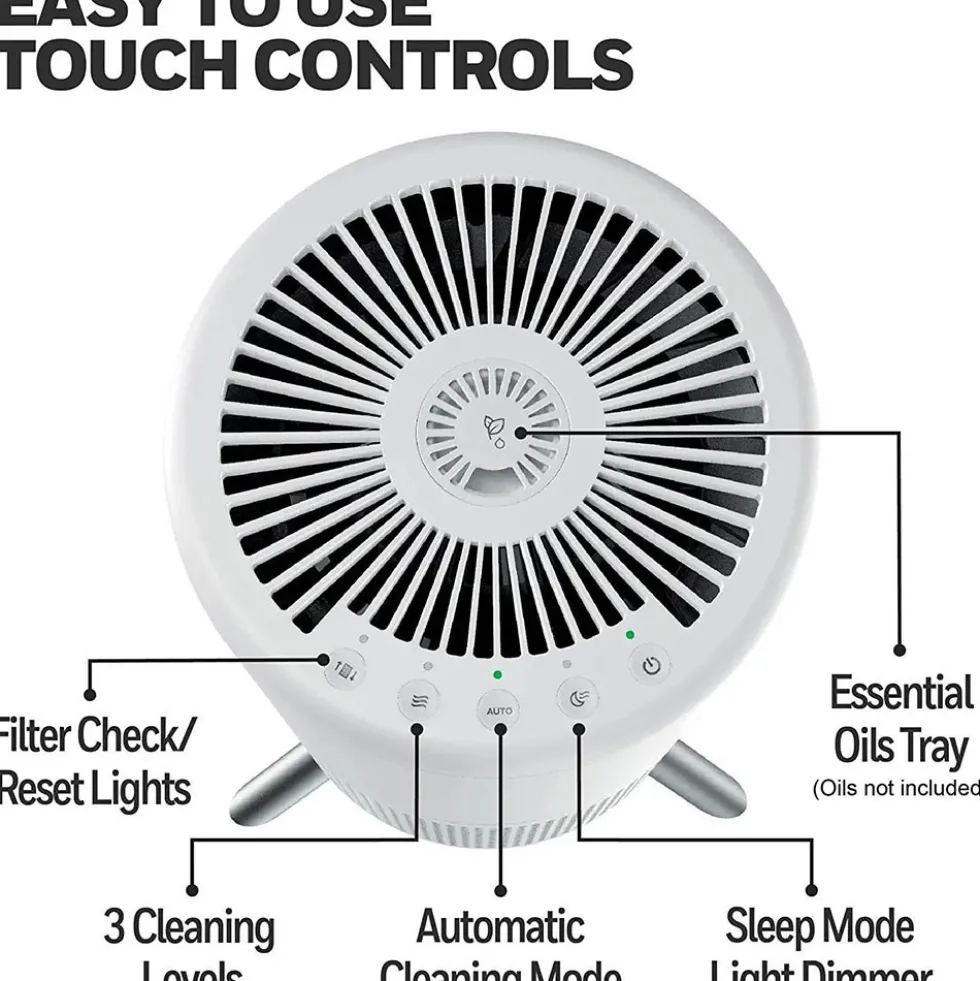 Honeywell Designer Series Ultra Quiet HEPA Tower Air Purifier - White, HPA830W