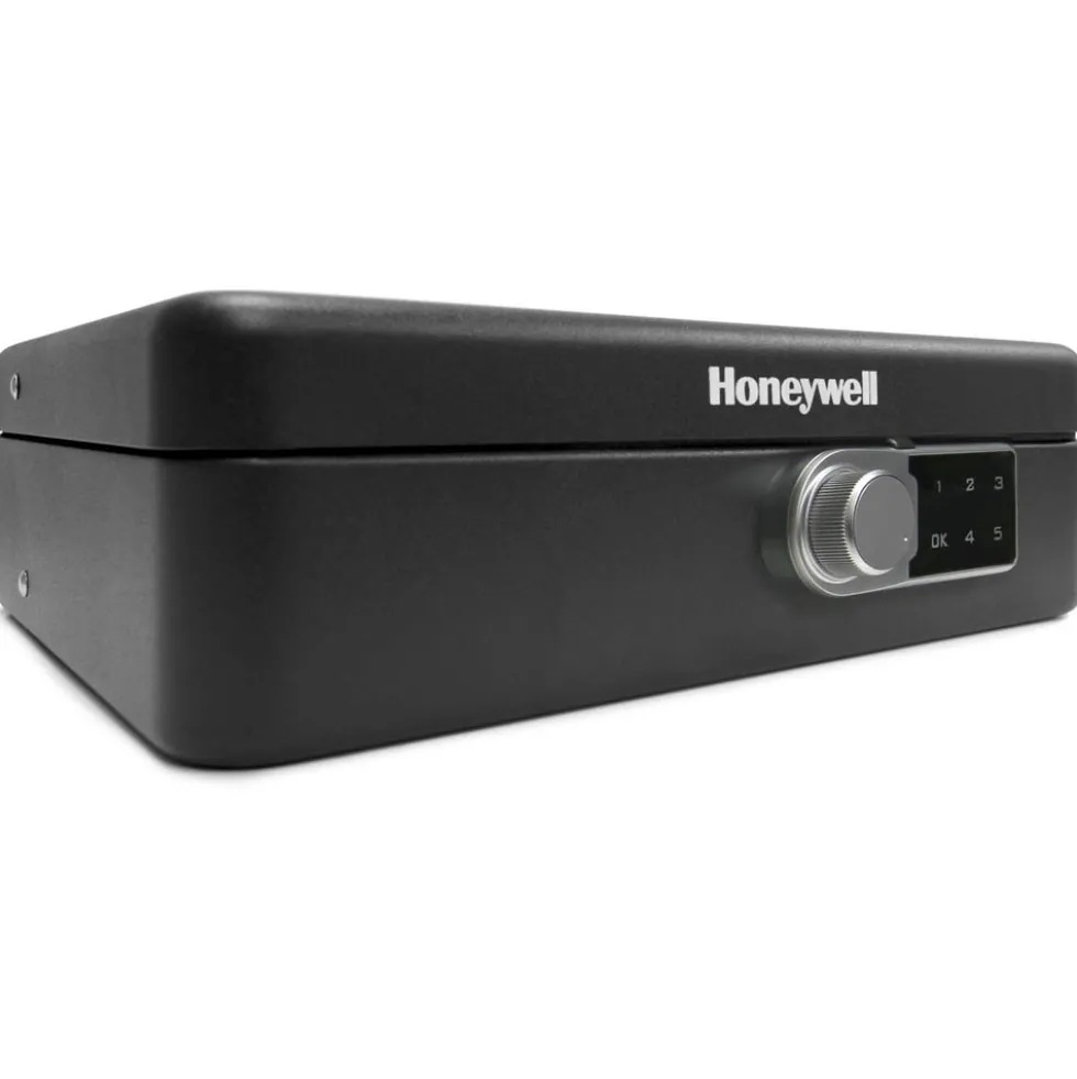 Honeywell 6213DG Digital Tiered Cash Box with Touchpad Lock (4 Bill/5 Coin Slots)