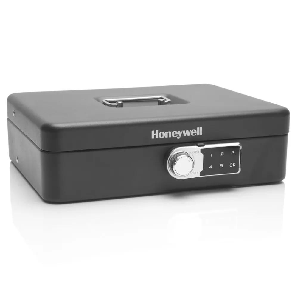 Honeywell 6213DG Digital Tiered Cash Box with Touchpad Lock (4 Bill/5 Coin Slots)