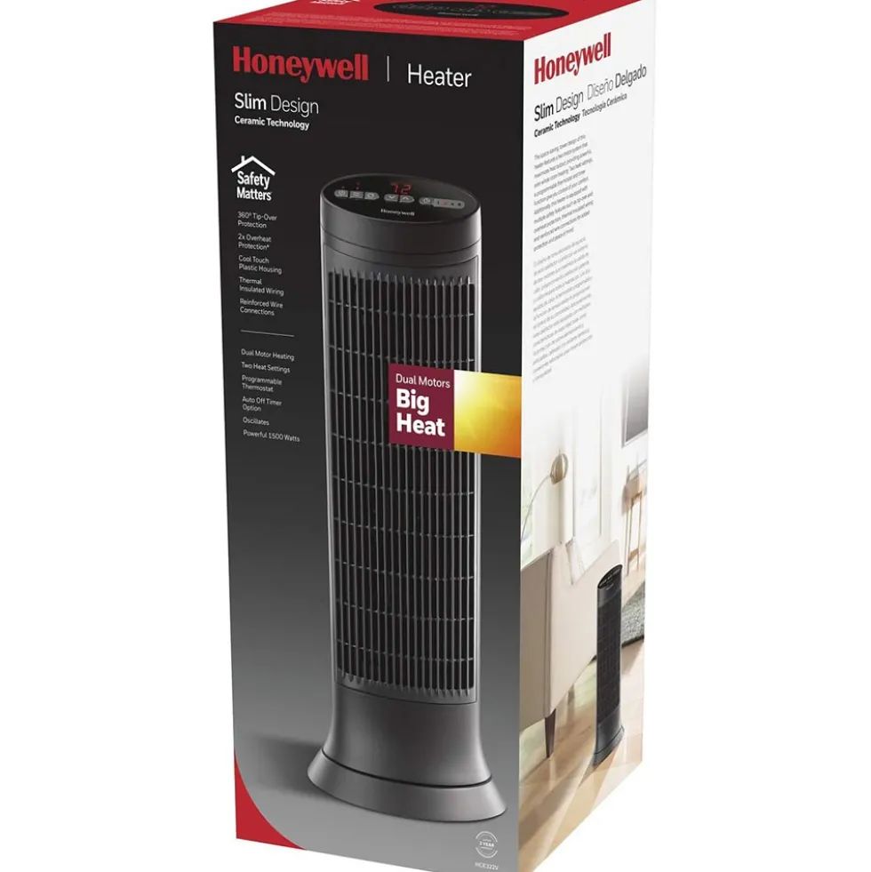 Honeywell Digital Ceramic Tower Heater, HCE322V