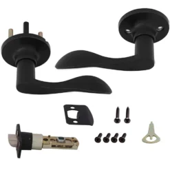 Honeywell Digital Deadbolt with Passage Lever, Matte Black, 8734505