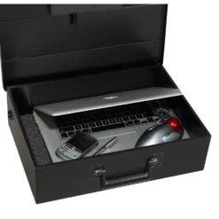 Honeywell 6110 Digital Steel Laptop Security Box with Secure Cable Tether (.48 cu ft.)