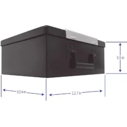 Honeywell 6108 Digital Steel Security Box with Fire Resistant Insulation (.27 cu ft.)