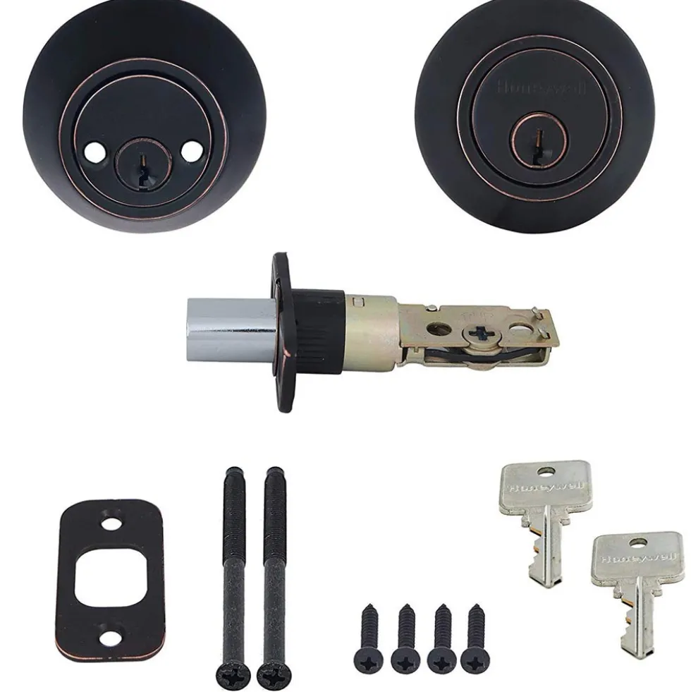 Honeywell Double Cylinder Deadbolt, Oil Rubbed Bronze, 8112409