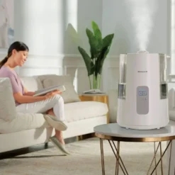 Honeywell Dual Comfort Cool + Warm Mist Humidifier - White, HWC775W