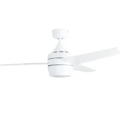 Honeywell Eamon Indoor Ceiling Fan, Modern Bright White, 52-Inch - 50605