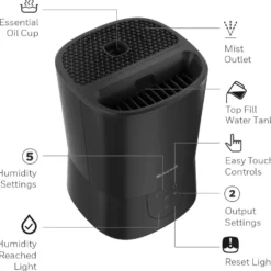 Honeywell Easy To Care Warm Mist Humidifier, HWM445B