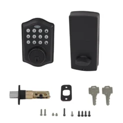 Honeywell Electronic Deadbolt Door Lock with Keypad in Oil Rubbed Bronze, 8712409