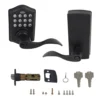 Honeywell Electronic Entry Lever Door Lock with Keypad in Oil Rubbed Bronze, 8734401