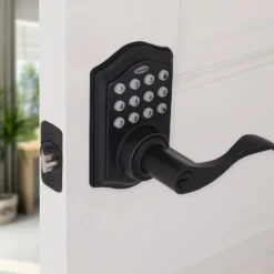 Honeywell Electronic Entry Lever Door Lock with Keypad in Oil Rubbed Bronze, 8734401