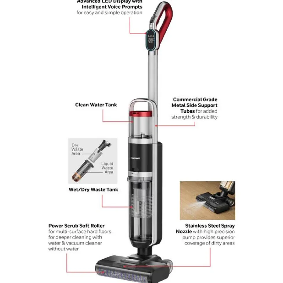 Honeywell FC20 Ultamax Pro Cordless Floor Cleaner and Vacuum