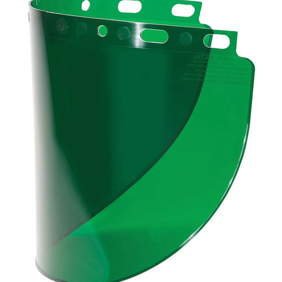 Honeywell Fibre-Metal Dark Green Propionate Faceshield, 8 x 16.5 inch - 4178DGN