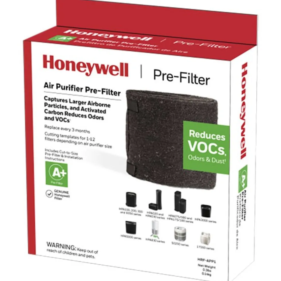 Honeywell Filter A Plus Household Odor And Gas Reducing Universal Pre-filter, HRF-APP1