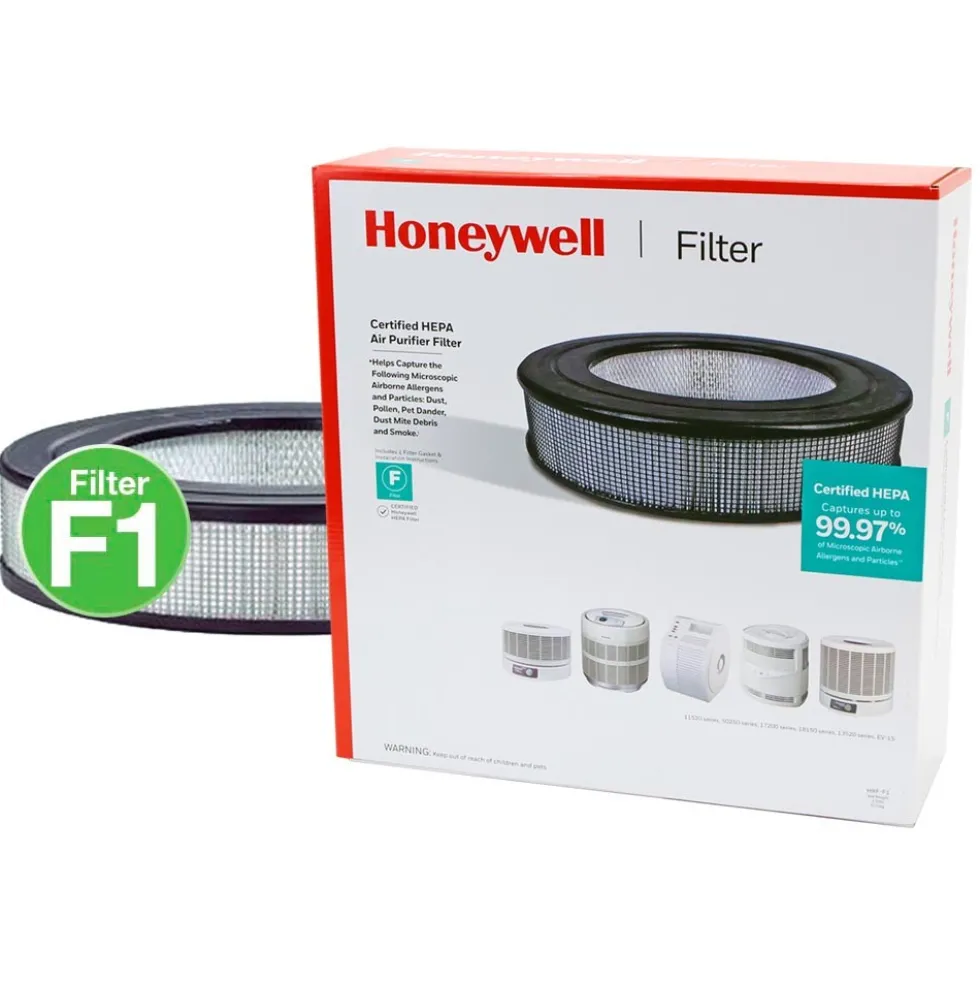 Honeywell Filter F Long Life True HEPA Replacement Filter, HRF-F1