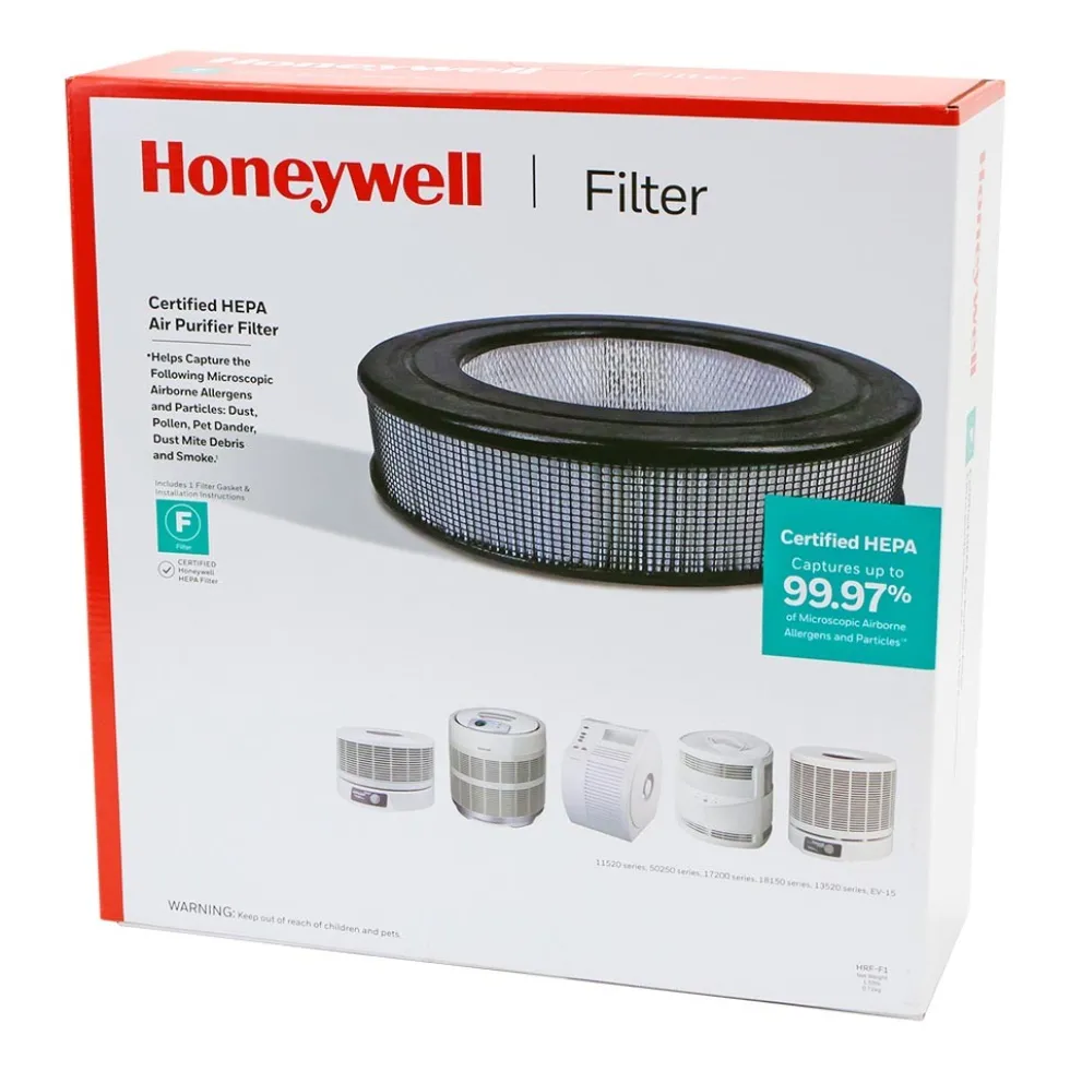Honeywell Filter F Long Life True HEPA Replacement Filter, HRF-F1