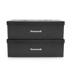 Honeywell 6124 Fire Resistant Steel Security Box with Carry Handle (0.16 cu. ft.)